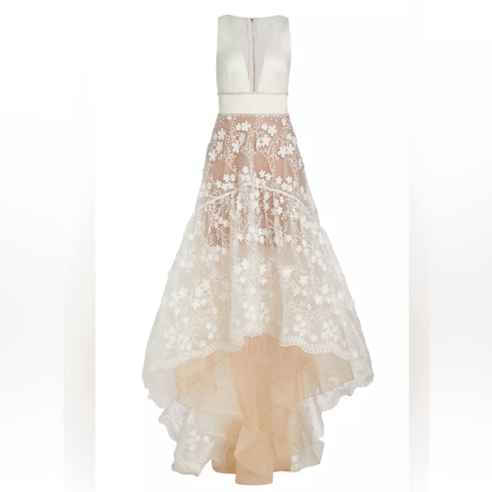 Custom Bronx and Banco Fiona Bridal Gown in White